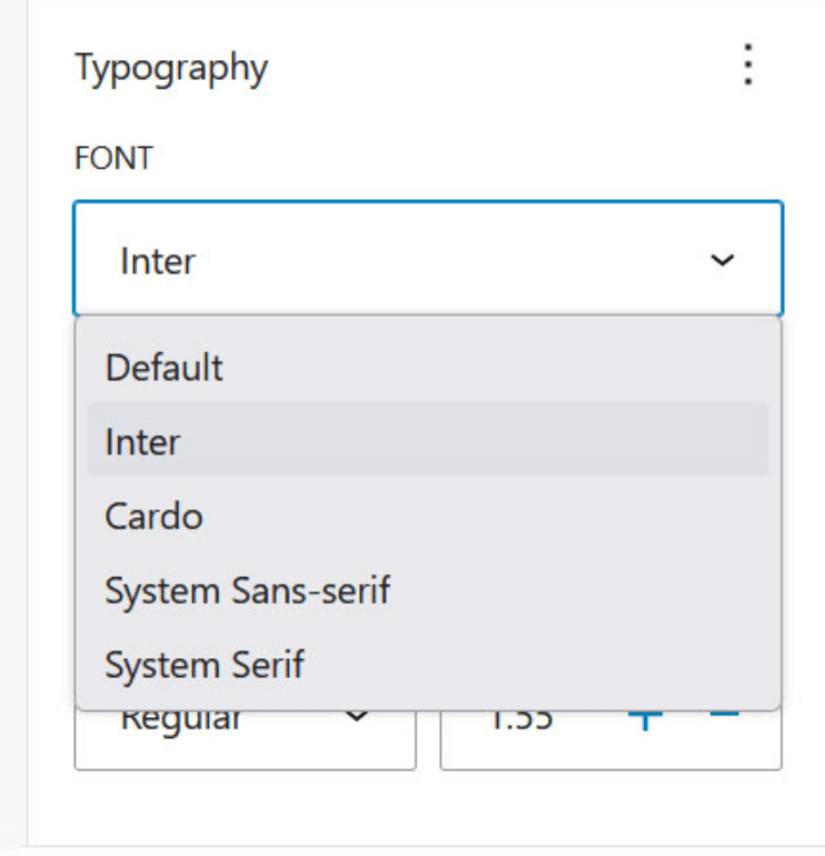 Font and styles